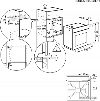 Электрический духовой шкаф Electrolux OKC6H41X
