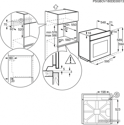 Электрический духовой шкаф Electrolux OKC6H41X