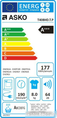 Сушильная машина ASKO T408HD.T.P