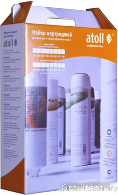 Комплект картриджей Atoll 309 STD