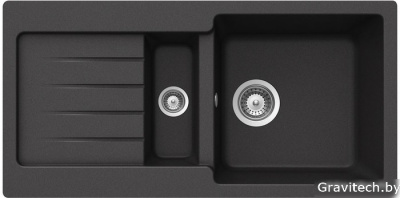 Кухонная мойка TEKA Kea 60 B-TG (карбон, без клапана автомата)
