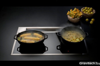 Варочная панель Falmec Sintesi Design+ 90 600 м3/ч (нержавеющая сталь)