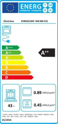 Электрический духовой шкаф Electrolux KVBAS21WX