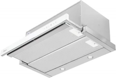 Кухонная вытяжка Akpo Light Touch Glass Twin II 60 WK-7 (белое стекло/нержавеющая сталь)