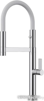 Смеситель Omoikiri Osaka C-WH (хром/белый)