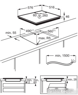 Варочная панель Electrolux IPE6440KX