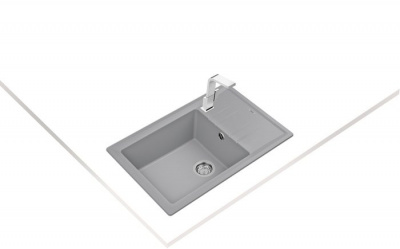 Кухонная мойка TEKA Stone 60 S-TG 1B 1D (серый металлик)