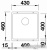 Кухонная мойка Blanco Subline 400-U 525990 (черный)