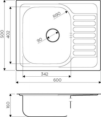 Кухонная мойка Omoikiri Kashiogawa 60 IN