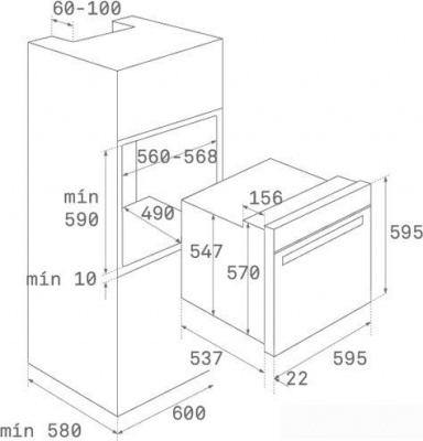Электрический духовой шкаф TEKA HRB 6400 ATB Brass