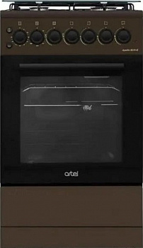 Комбинированная плита ARTEL Apetito 50 01-E с ГК, коричневый