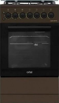 Комбинированная плита ARTEL Apetito 50 01-E с ГК, коричневый