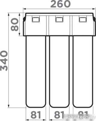Стационарная система "под мойкой" Omoikiri Pure Drop Lite