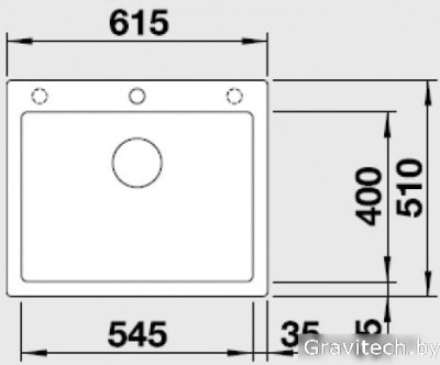 Кухонная мойка Blanco Pleon 6 (бетон) 525306