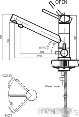 Смеситель Omoikiri Tonami-DC [4994049]