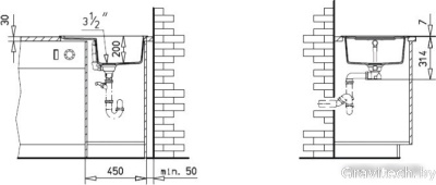 Кухонная мойка TEKA Astral 45 B-TG Оникс [88947]
