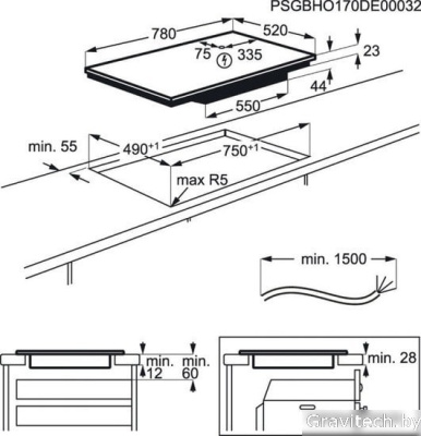 Варочная панель Electrolux EIV83443BW