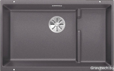 Кухонная мойка Blanco Subline 700-U Level (темная скала, корзинчатый вентиль)