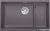 Кухонная мойка Blanco Subline 700-U Level (темная скала, корзинчатый вентиль)