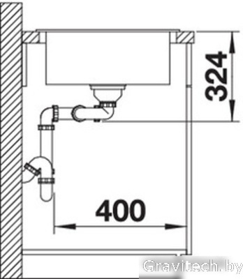 Кухонная мойка Blanco Legra 8 S (кофе)