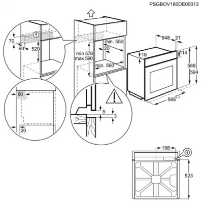 Электрический духовой шкаф Electrolux LOE7C31S