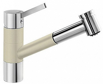 Смеситель Blanco Tivo-S Silgranit (хром/жасмин) [517614]