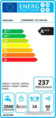 Встраиваемая посудомоечная машина Electrolux EEM48321L