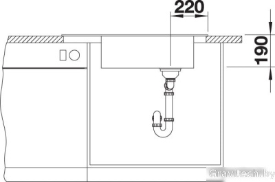 Кухонная мойка Blanco Elon XL 8 S (белый)