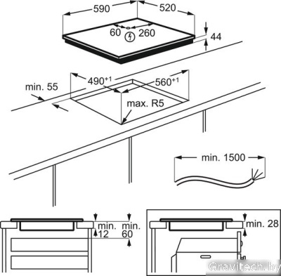 Варочная панель AEG IAE64843FB