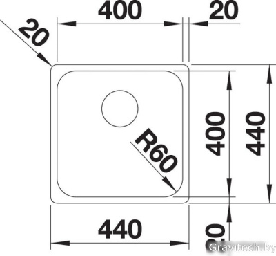 Кухонная мойка Blanco Supra 400-IF