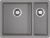 Кухонная мойка Omoikiri Kata 55-2-U GR