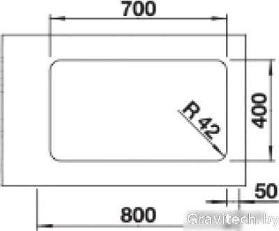 Кухонная мойка Blanco Solis 700-U 526125 (полированная)