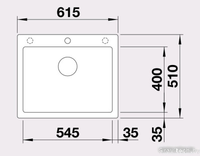 Кухонная мойка Blanco Pleon 6 (антрацит) [521678]