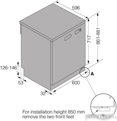 Посудомоечная машина ASKO DFS244IB.S/1