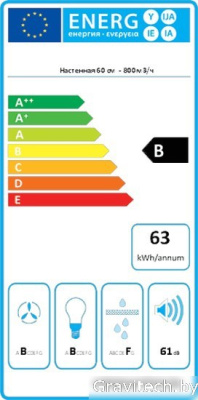 Кухонная вытяжка Falmec Laguna Design+ 90 800 м3/ч (нержавеющая сталь)