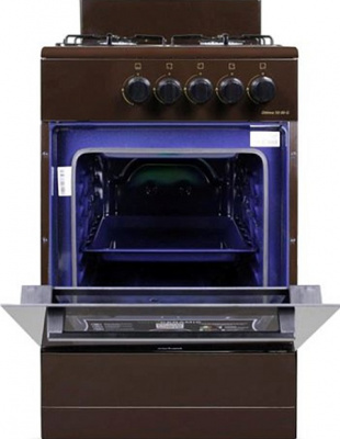 Газовая плита ARTEL Ottima 50 G с ГК духовки, коричневый