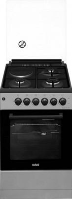 Комбинированная плита ARTEL Milagro 50 10-E с ГК, серый