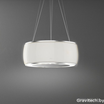 Кухонная вытяжка Falmec Soffio Circle-Tech Island 58 600 м3/ч (белый)