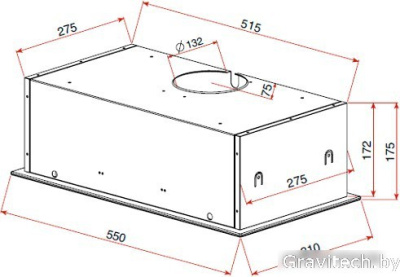 Кухонная вытяжка TEKA GFG2 (нержавеющая сталь) [40446753]
