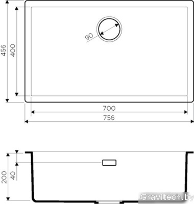 Кухонная мойка Omoikiri Yamakawa 75-U/I-WH (белый)