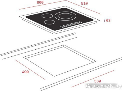Варочная панель TEKA TZ 6315