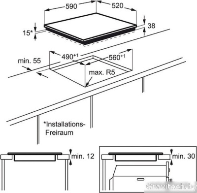 Варочная панель Electrolux EHF96241FK