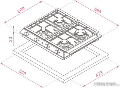 Варочная панель TEKA EX 60.1 4G AI AL CI [40212205]