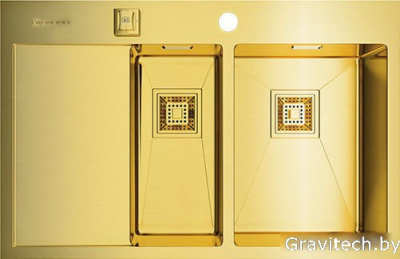 Кухонная мойка Omoikiri Akisame 78-2-LG-R [4993088]