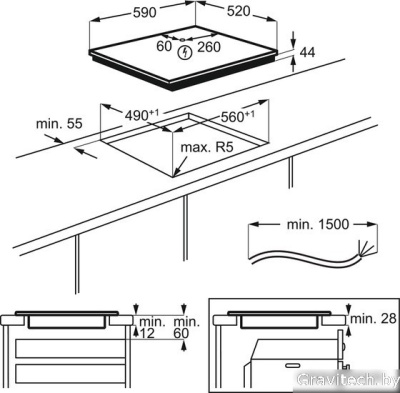 Варочная панель AEG IKR64443FW
