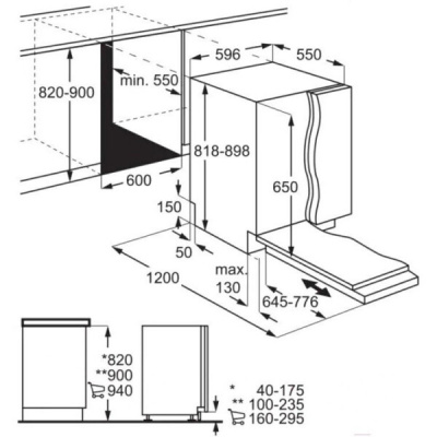 Встраиваемая посудомоечная машина Electrolux EES27100L