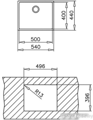 Кухонная мойка TEKA Be Linea RS15 50.40
