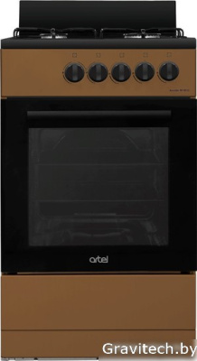 Кухонная плита Artel Apetito 50 00-G (коричневый)