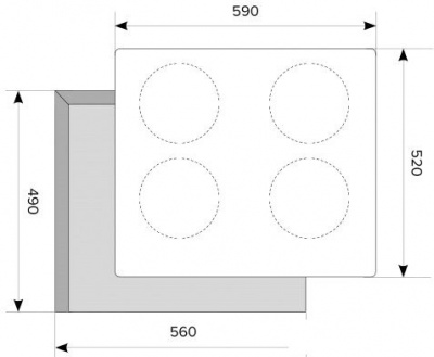 Варочная панель Akpo PIA 60 940 14CC WH