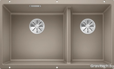 Кухонная мойка Blanco Subline 430/270-U (серый беж) 523158